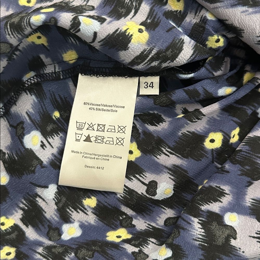 Baum Und Pferdgarten Armona cheetah garden mini dress long sleeve 34 small s - Picture 8 of 9